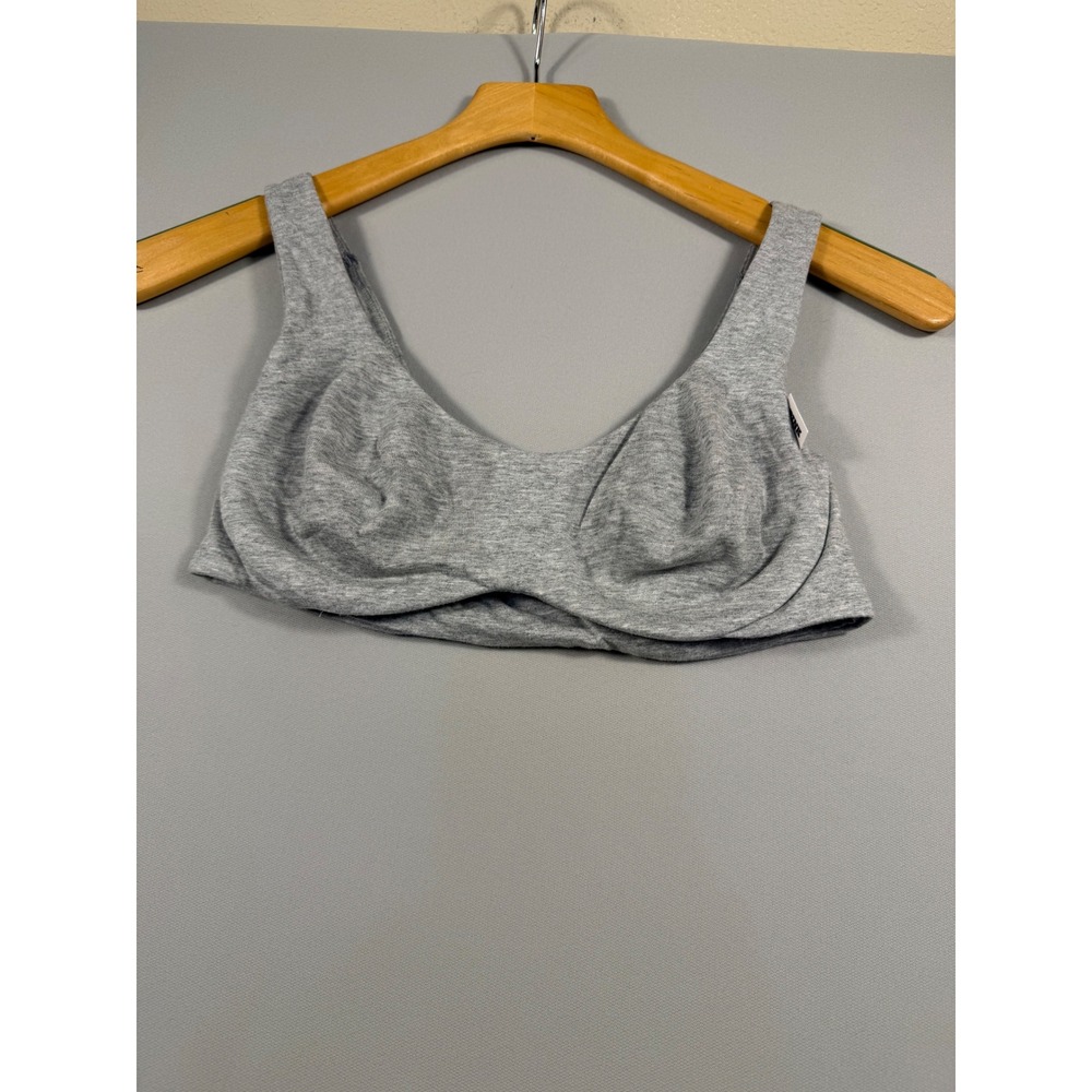 Victorias Secret PINK Underwire Bralette Unlined Heather Gray Medium 26853023